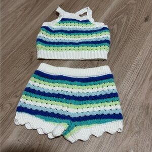 Old Navy Kids Matching Set - Blue, Green, White